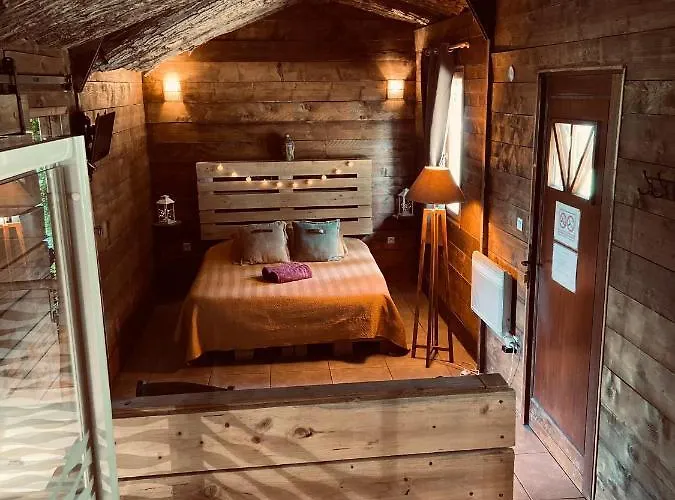 Chambre avec spa privée